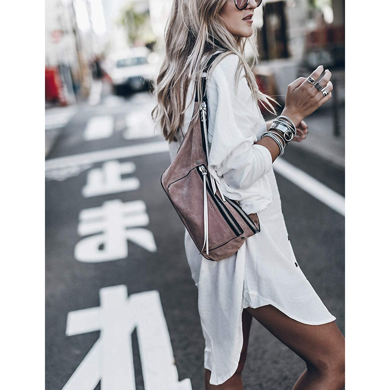 Women Loose Long Sleeve Swimsuit Cover Ups Button Down Beach Shirt
